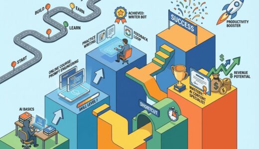 AIライティングは独学で習得できる？最短で稼ぐ学習手順を解説