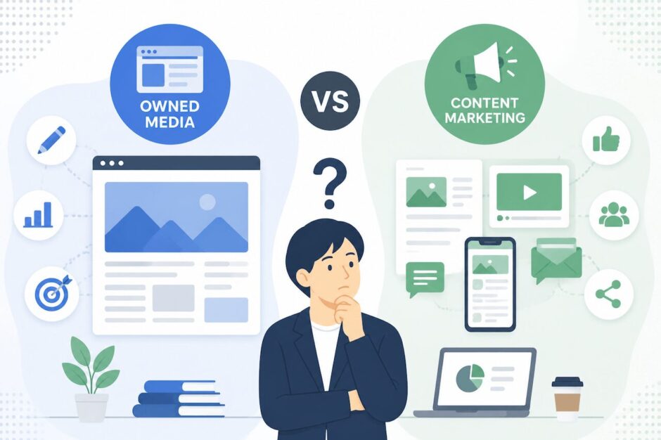 コンテンツマーケティングと広告の違いは？効果的な組み合わせ方も解説