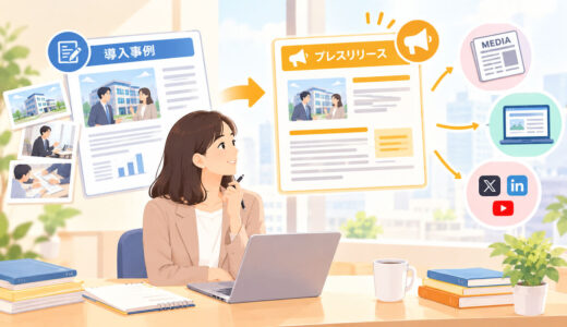 導入事例をプレスリリースに書き換えるコツ｜再利用で広報効果を最大化