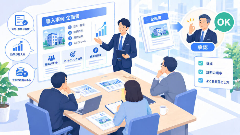 承認者が思わずOKを出す導入事例企画書の作り方